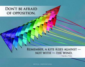 Don't be afraid of the opposition